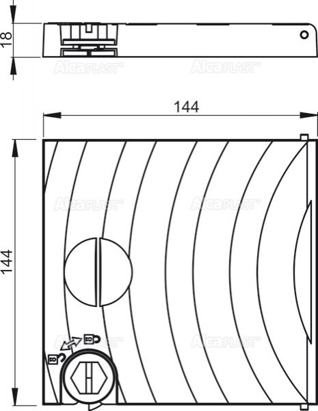 ��� �������� � ������ AlcaPlast AGV920