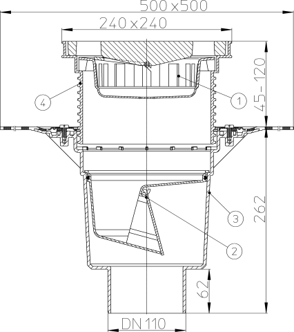 HL 616H/5 ���� � ������������ �������� DN160