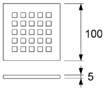 ������� Tece TECEdrainpoint S 366 50 06 quadratum