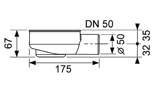 ����� ��� �������� ����� Tece TECEdrainline 6 500 00 ��������������