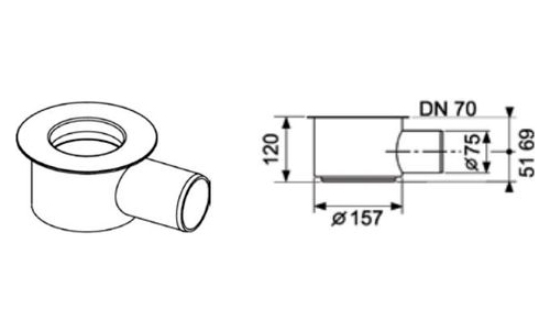 ����� ��� �������� ����� Tece TECEdrainline 6 500 02 ��������������