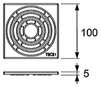 ������� Tece TECEdrainpoint S 366 50 02