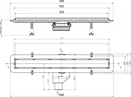 ������� ����� Pestan Confluo Frameless Line 650 ������ �������