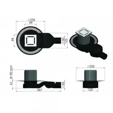 ���� �������� PLATZ Norma 100�100 ������� ���� 090158