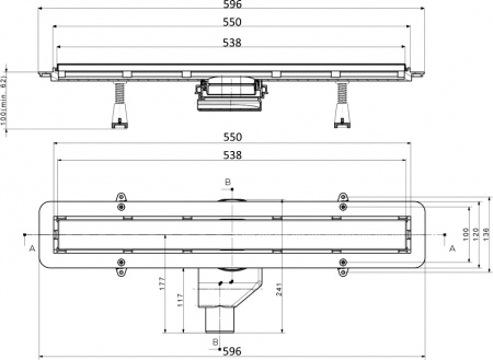 ������� ����� Pestan Confluo Frameless Line 550 gold