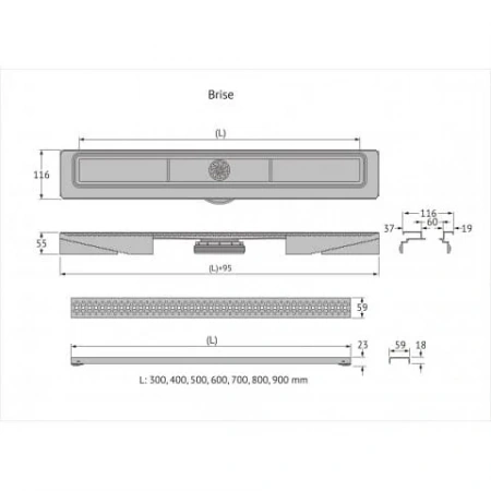 ������� ����� Berges C1 Brise 800 ������� ���� 090033