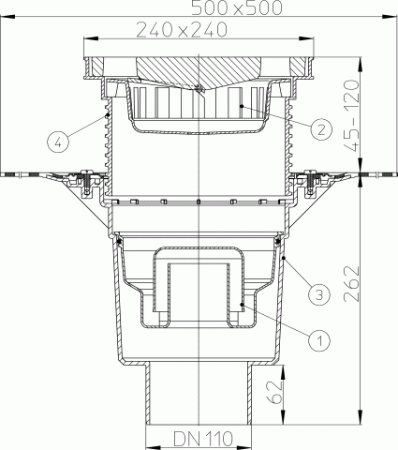 HL 616HW/5  ���� � ������������ �������� DN160