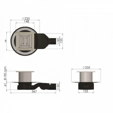 ���� �������� PLATZ Uno 150�150 ������� ���� 090170