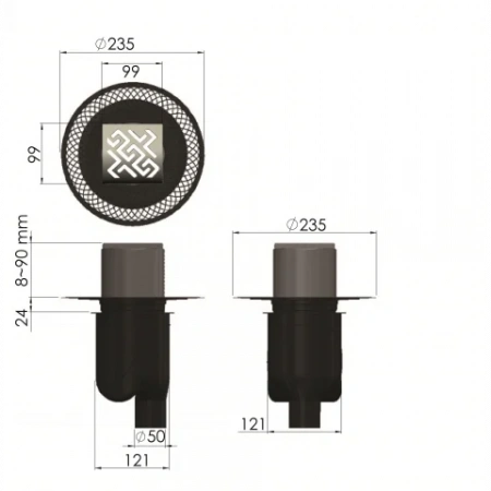 ���� �������� PLATZ Antik 150�150 ������� ���� 090161