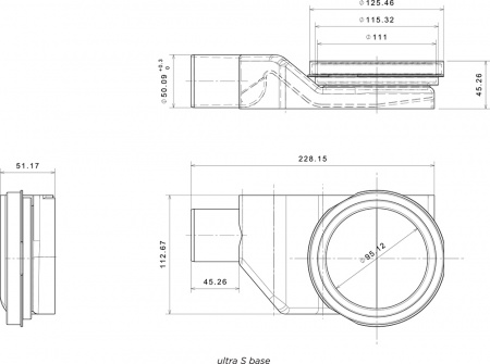 ������� ����� Pestan Confluo Premium White Glass Gold Line 550 ����� ������/������������ �����