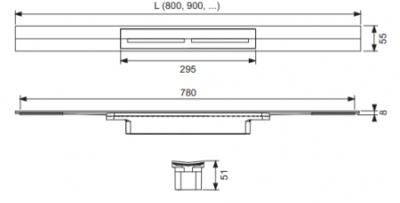 ������� ����� TECE Drainprofile 671010 100 �� ����