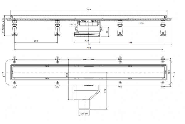 ������� ����� Pestan Confluo Premium Line 750. ������� ������ ������ � ����� 13000294