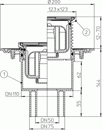 HL 310NPr (X)���� � ������������ �������� DN50/75/110