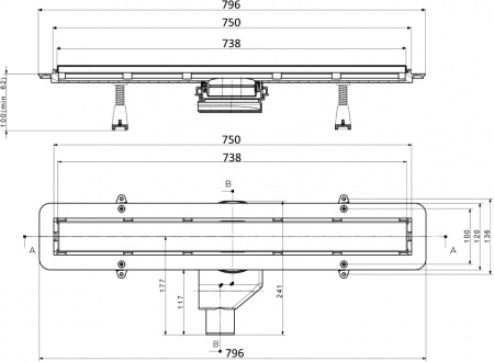 ������� ����� Pestan Confluo Frameless Line 750 gold