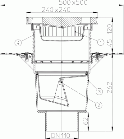 HL 616.1H/5 ���� � ������������ �������� DN160