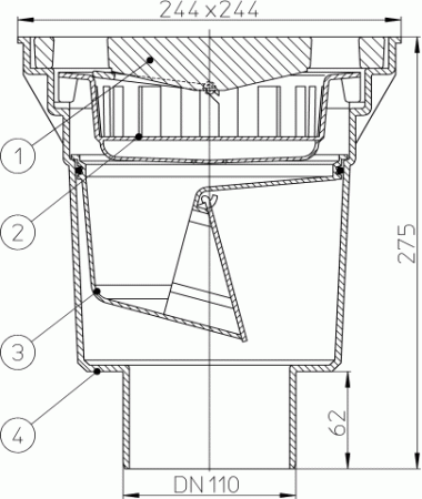HL 606/5 ���� � ������������ �������� DN160