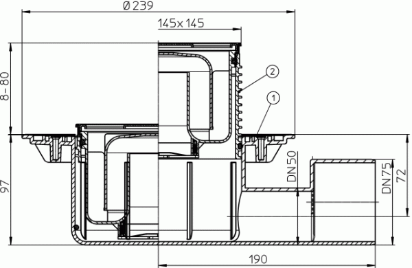 HL 5100 ���� � �������������� �������� DN50/75