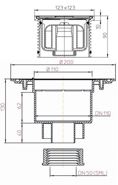 HL 310NPr - SML ���� ��� ����� SML DN50