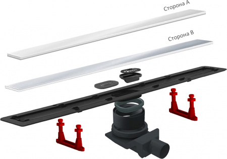 ������� ����� Pestan Confluo Frameless Line 450 white glass