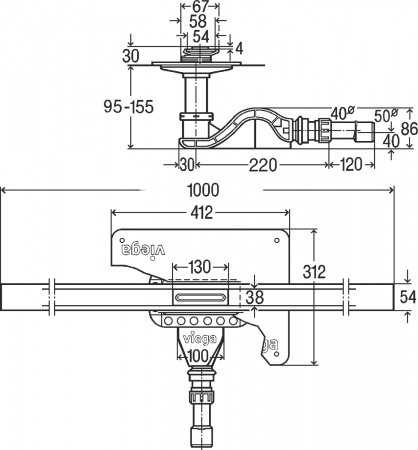 ������� ����� Viega Cleviva 4981.10 100 ��