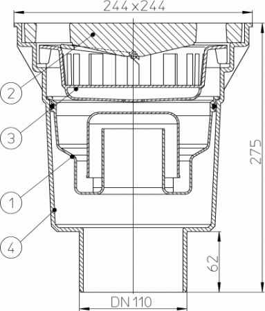 HL 606W/5 ���� � ������������ �������� DN160