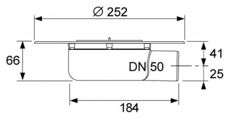 ���� ��� ���� Tece TECEdrainpoint S �������������� DN 50 ��� ������ � ��������(360 14 01)