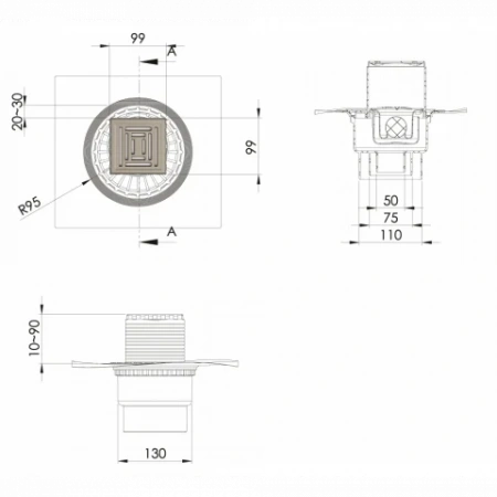 ���� �������� ZENTRUM Uno 100�100 ������� ���� 090471