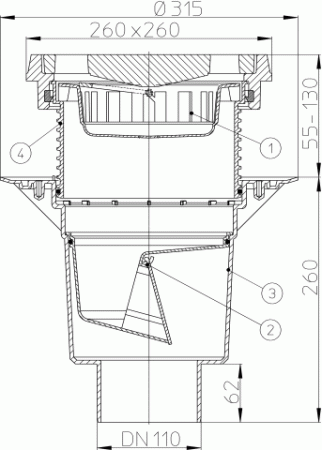 HL 616.1/5 ���� � ������������ �������� DN160