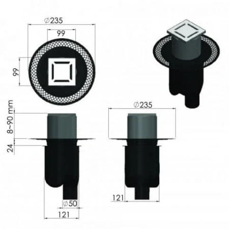 ���� �������� PLATZ Norma 100�100 ������ ������ 092058