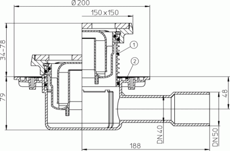 HL 510NG ���� � �������������� �������� DN40/50