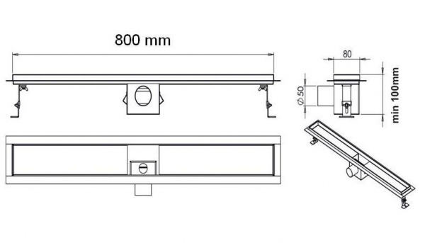 ������� ����� Zorg Sanitary ZR T3 800�100