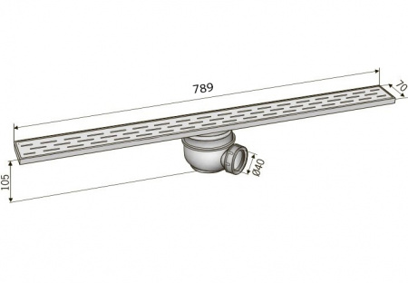 ������� ����� ACO Showerdrain 405719 � ��������. 800 ��.