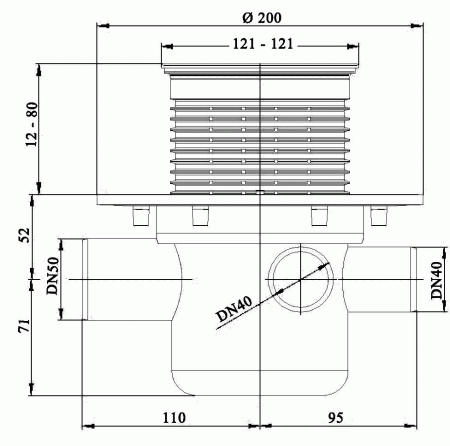 HL 304-3000 ���� � �������� �������� DN50