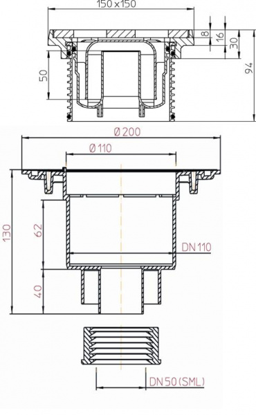 HL 310NG - SML ���� ��� ����� SML DN50