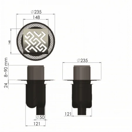 ���� �������� PLATZ Antik 150�150 ������ ������ 092061