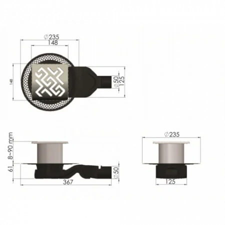 ���� �������� PLATZ Antik 150�150 ������ ������ 092161