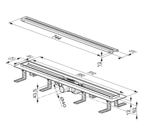 ������� ����� Ravak Zebra 850