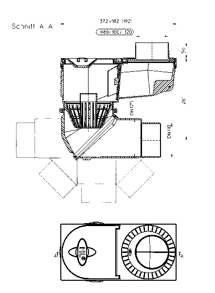 HL 600N ���� � ���������� �������� DN110/125