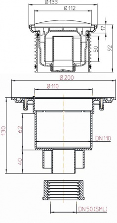 HL 310NR - SML ���� ��� ����� SML DN50