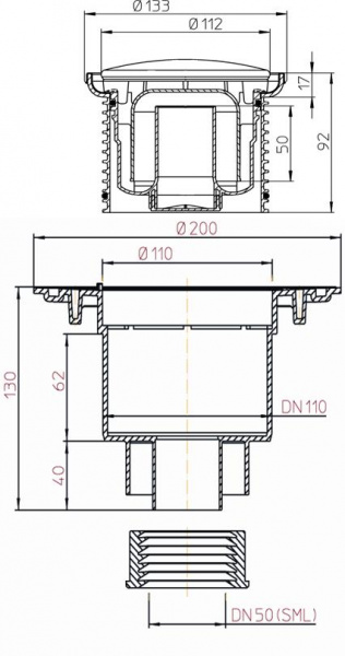HL 310NR - SML ���� ��� ����� SML DN50