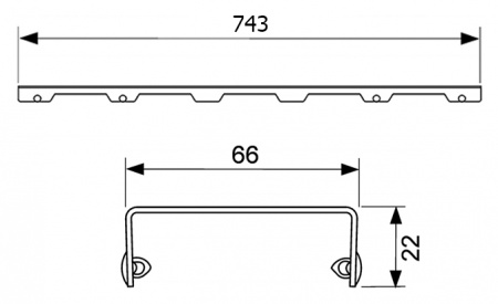 ������� Tece TECEdrainline Royal 6 008 40 80 �� ���������