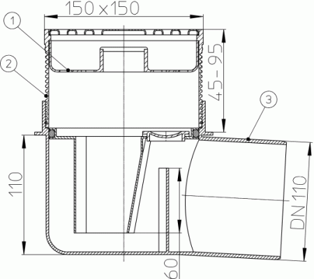 HL 72N ���� � �������������� �������� DN110