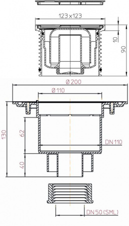 HL 310N - SML ���� ��� ����� SML DN50