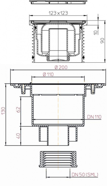 HL 310N - SML ���� ��� ����� SML DN50