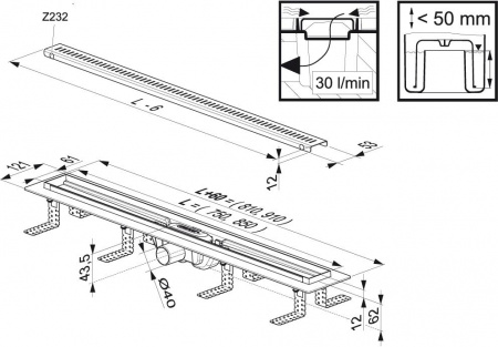 ������� ����� Ravak Zebra 750