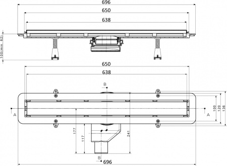 ������� ����� Pestan Confluo Frameless Line 650 gold