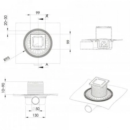 ���� �������� ZENTRUM Norma 100�100 ������ ������ 092362