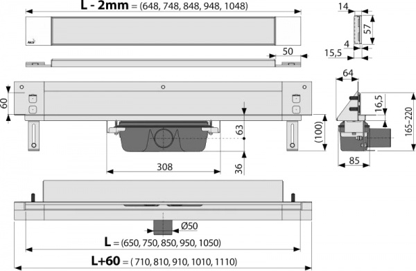 ������� ����� AlcaPlast Spa APZ5-TWIN-950