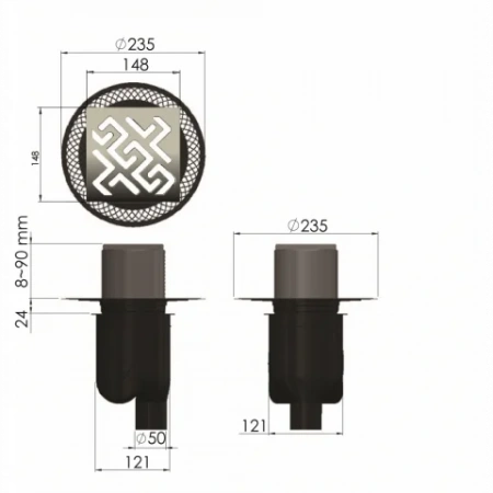 ���� �������� PLATZ Antik 150�150 ���� ������ 091061