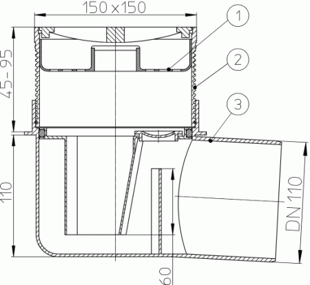 HL 72 ���� � �������������� �������� DN110